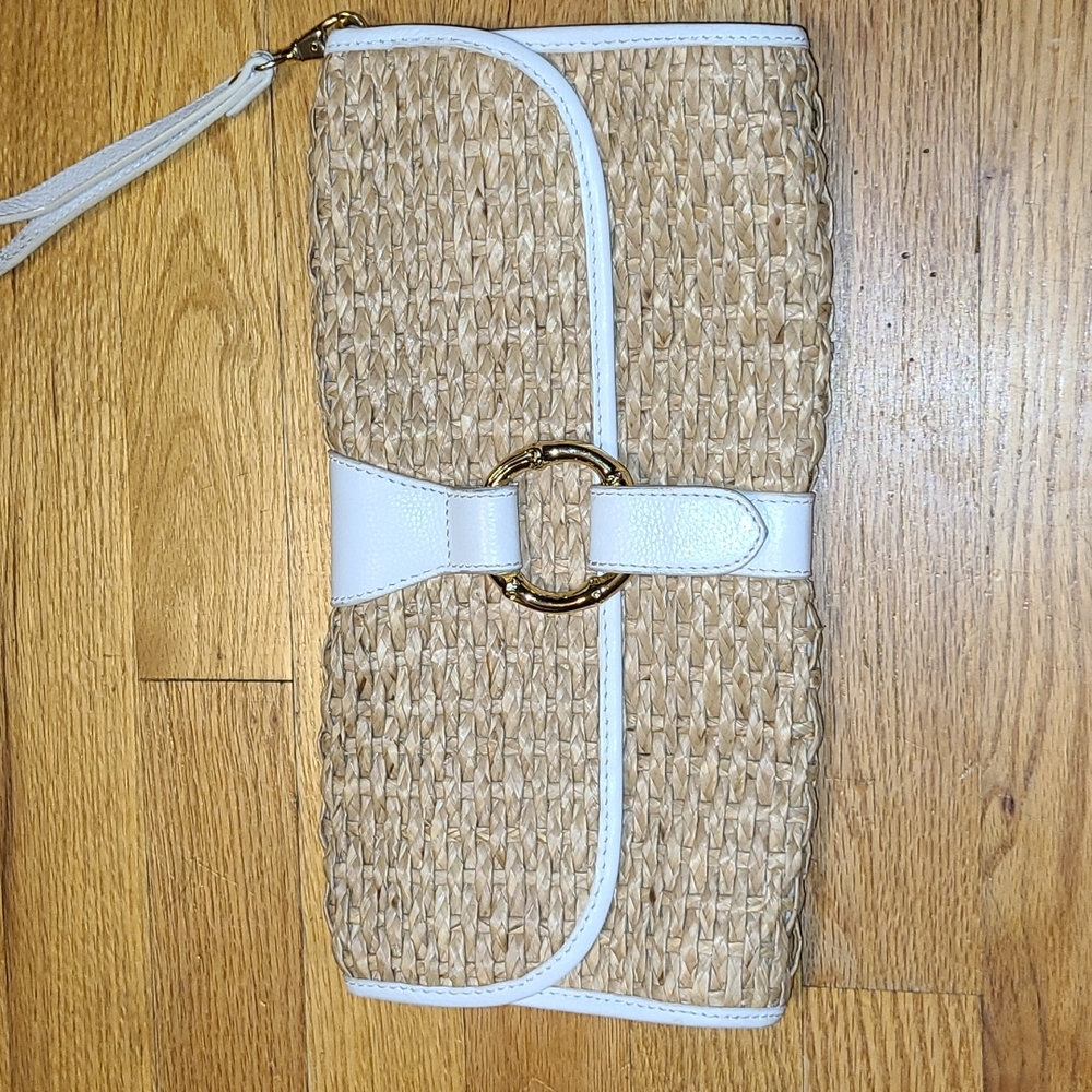 FORNASH Rattan clutch purse